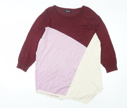 Additional front view of Kaleidoscope Women's Multicoloured jumper, size 18