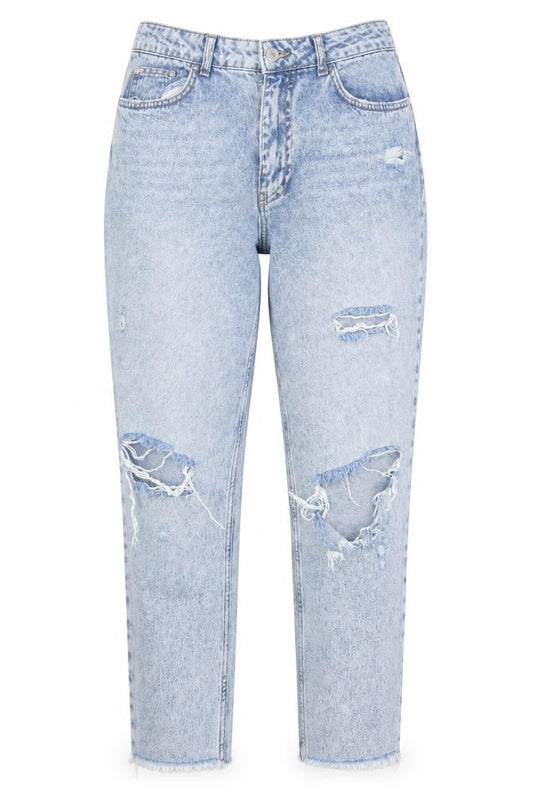 New Look Women's Blue Mom Jeans Size 12
