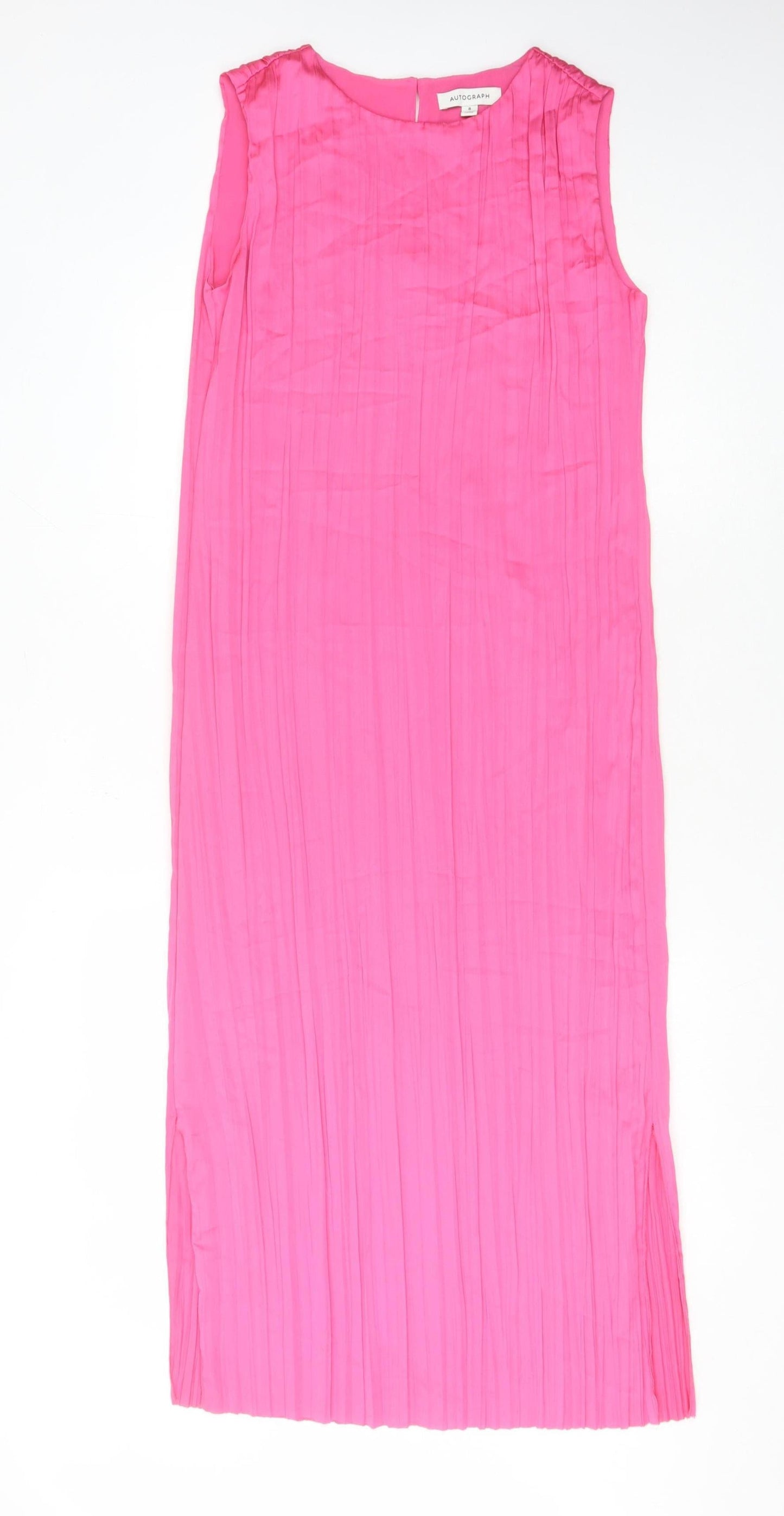 Marks & Spencer Pink Sleeveless Dress Size 8