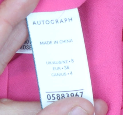 Marks & Spencer Pink Sleeveless Dress Size 8