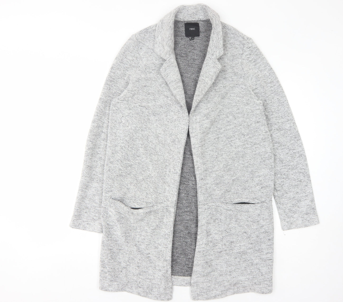 Next Women's Grey Cardigan, Collared Size 12
