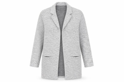 Next Women's Grey Cardigan, Collared Size 12