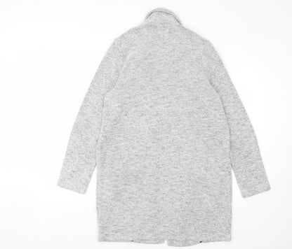 Next Women's Grey Cardigan, Collared Size 12