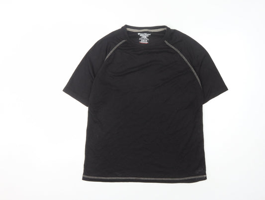 WorkWear Men's Black Large Short Sleeve T-Shirt
