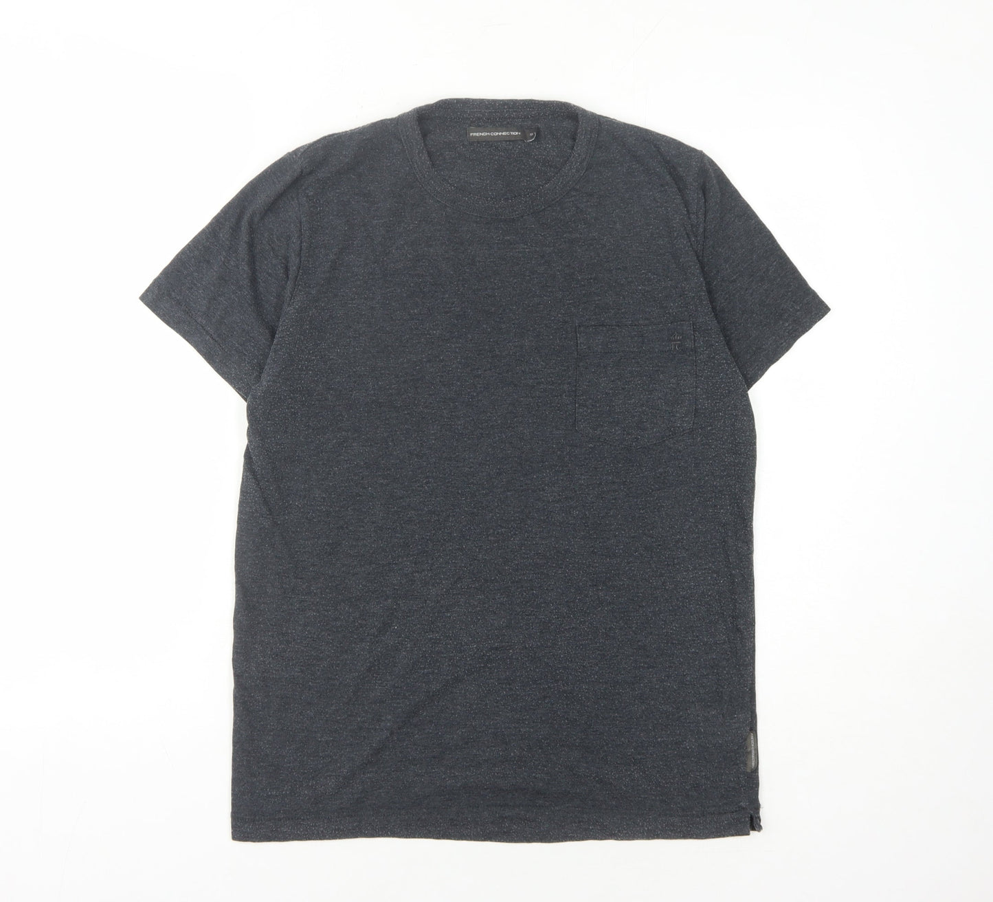 French Connection Men's Black Crew Neck T-Shirt S