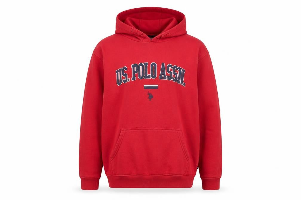 U.S. Polo Assn. Boys Red Graphic Hoodie - 14-15 Years