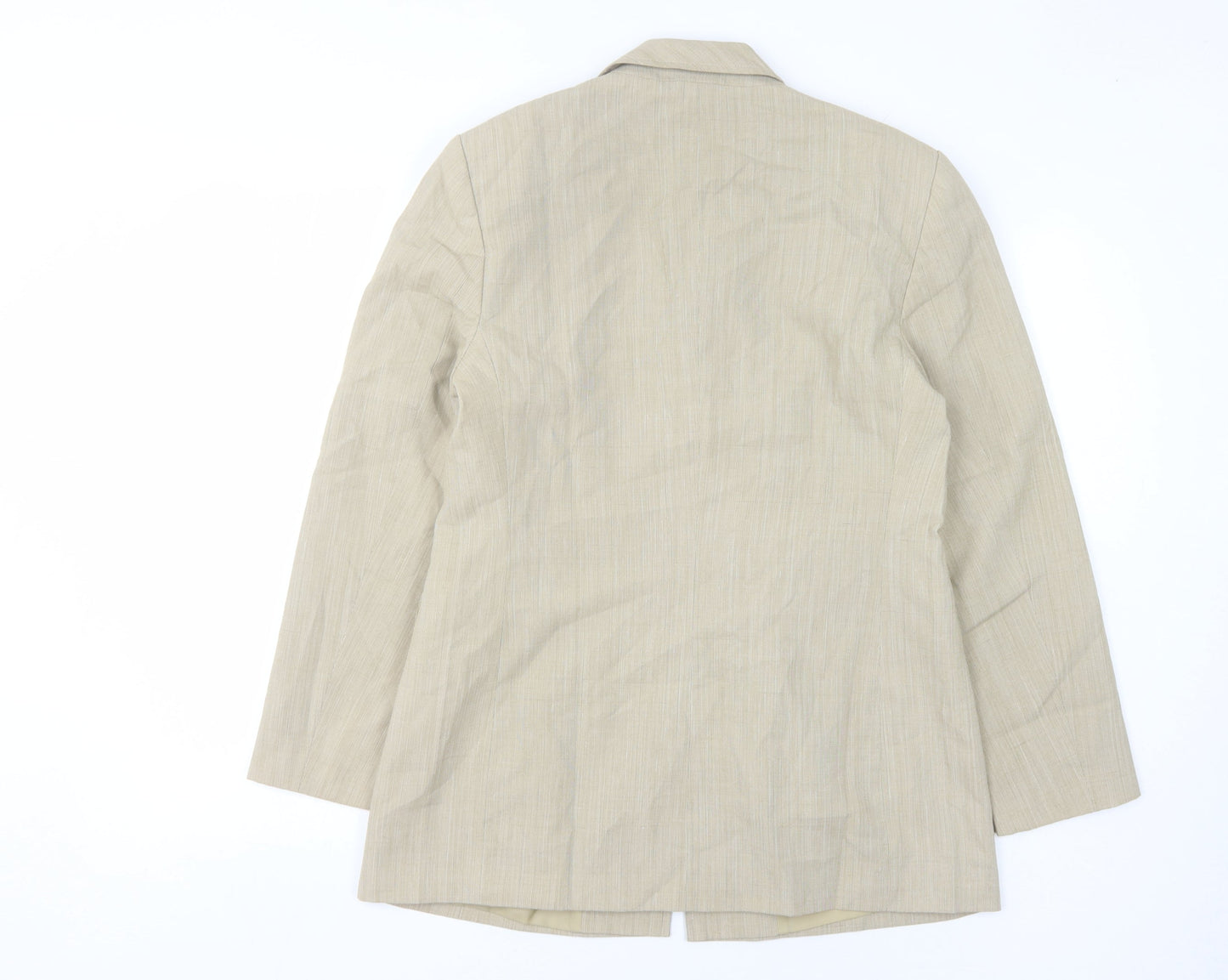 Marks and Spencer Women's Beige Blazer Size 12 Standard Fit