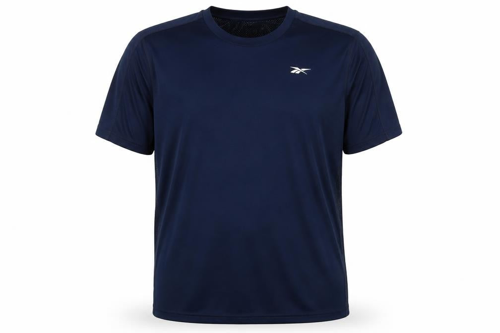 Reebok Men's 2XL Blue Gym T-Shirt with Logo