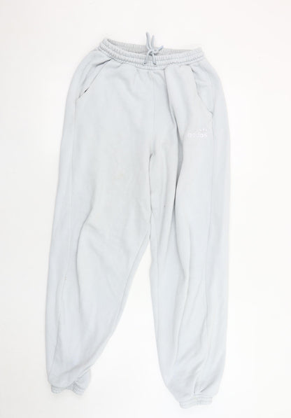Additional front view of Adidas Women's Grey Jogger Trousers, size 4, Activewear
