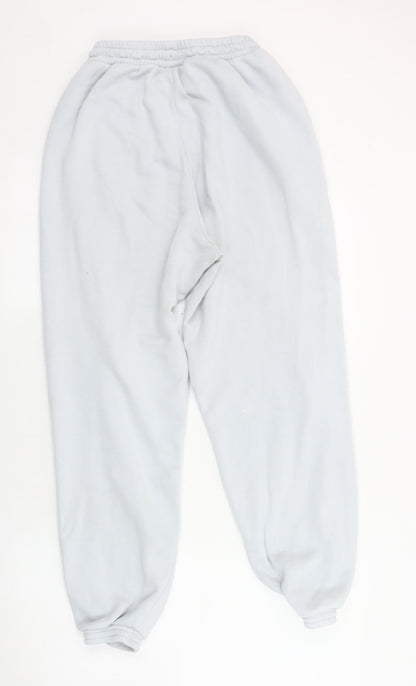 Back view of Adidas Women's Grey Jogger Trousers, size 4, Activewear