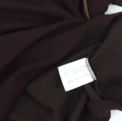 Brand and care label for Style by EWM Women's Brown Plus T-Shirt, size 22/24