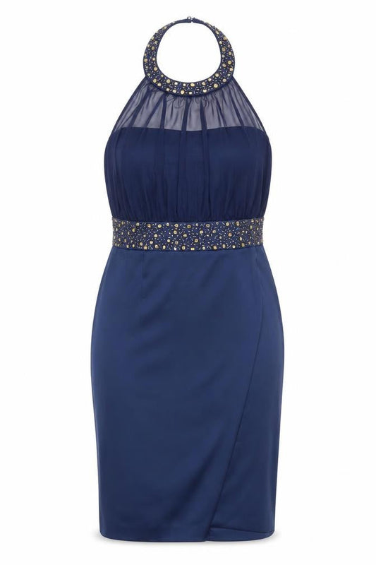 Teatro Women's Blue Bodycon Dress Size 16