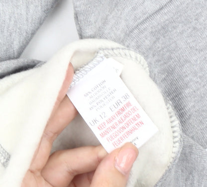 Preloved Disney Women's Grey Minnie Mouse Hoodie, Size 12 - Label