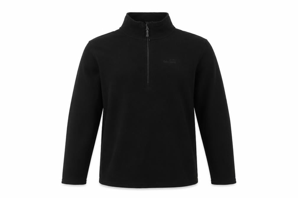 Peter Storm Men's Black Fleece Pullover Sweatshirt, Size S
