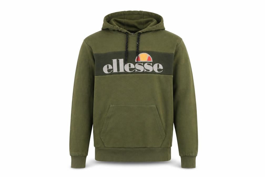 Ellesse Men's Green XS Pullover Hoodie with Logo