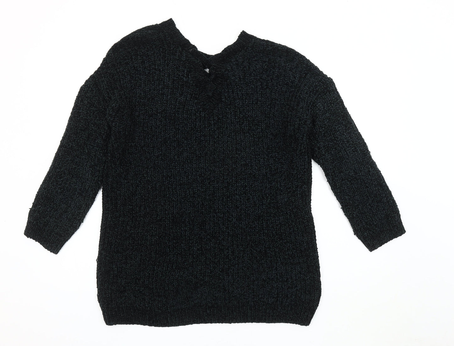 Derek Heart Women's Black Jumper Size L