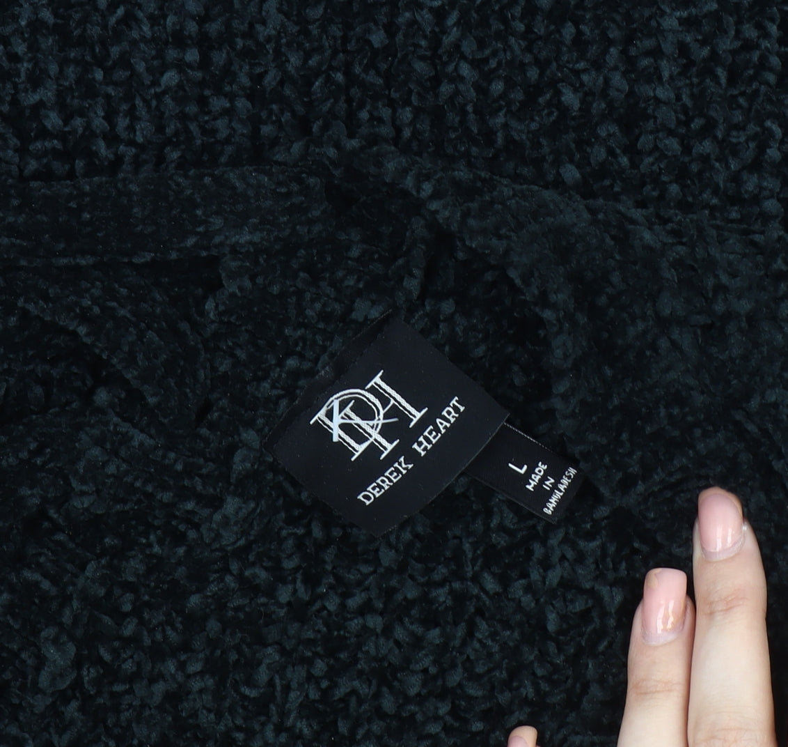 Derek Heart Women's Black Jumper Size L