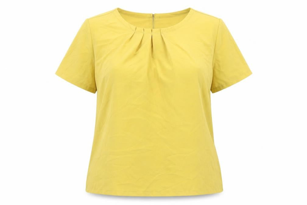 Marks & Spencer Women's Yellow Basic Top Size 14