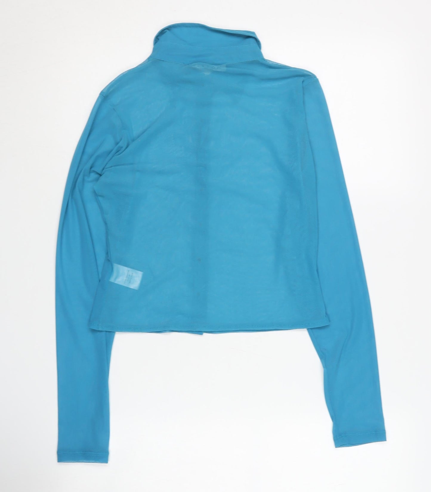 Motel Women's Blue Collared Button-Up Shirt M