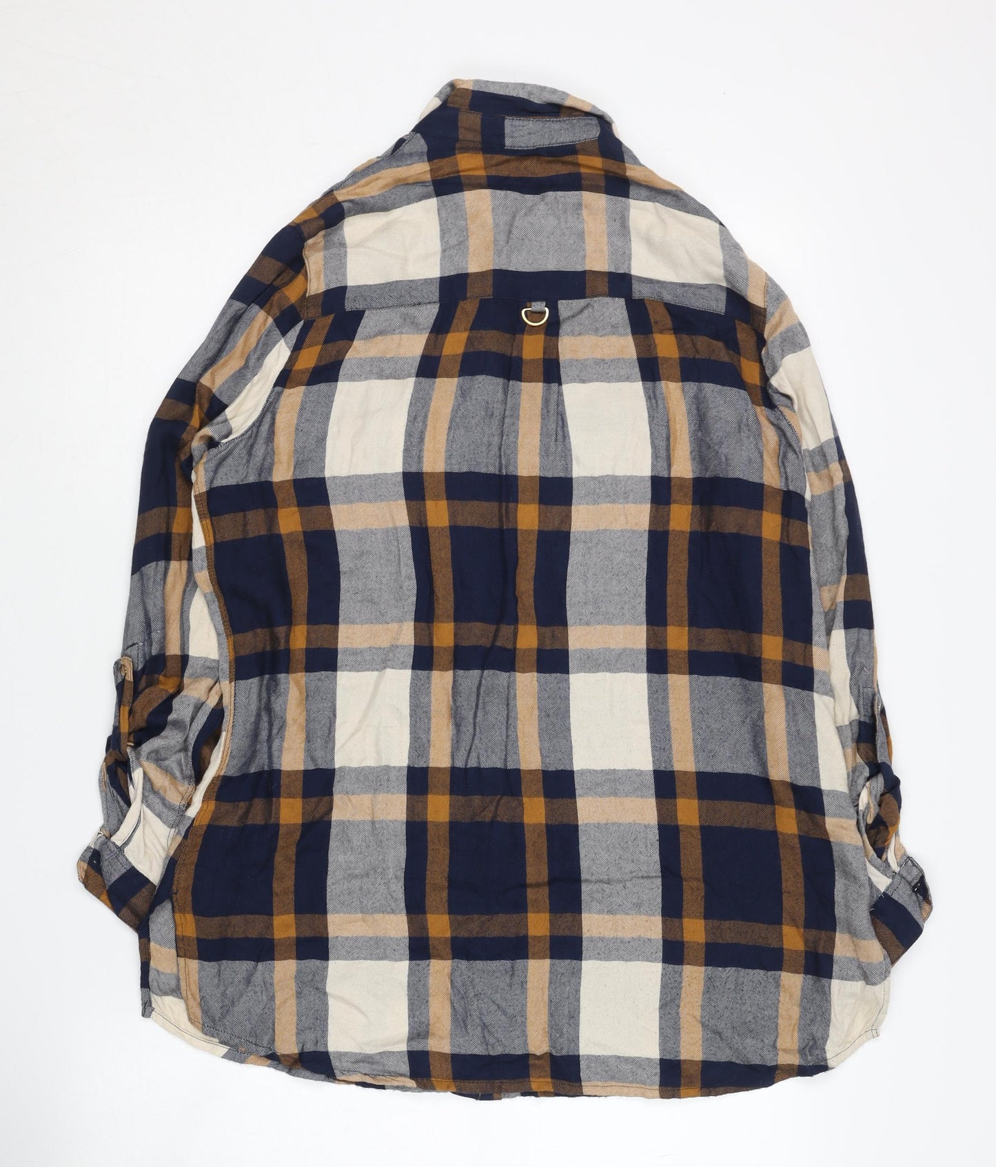 River Island Women's Multicoloured Plaid Button-Up Shirt
