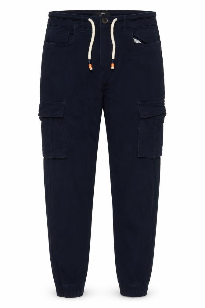 Threadbare Men's Blue Cargo Trousers Size 30