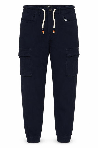 Threadbare Men's Blue Cargo Trousers Size 30