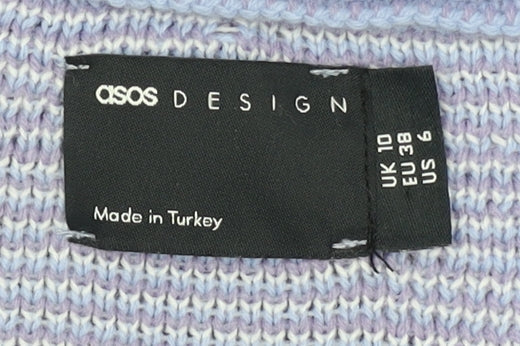 Asos Women's Purple Blue Jumper Dress Size 10
