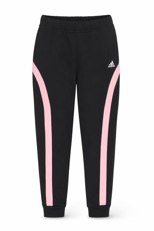 Adidas Girls Black Jogger Trousers XL Stylish Activewear