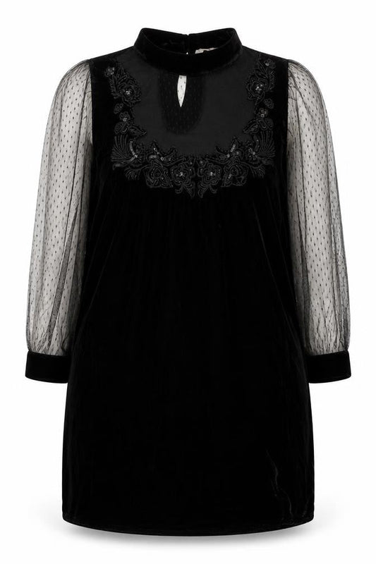 Zara Women's Black Sheath Dress, Size 12, Party Ready