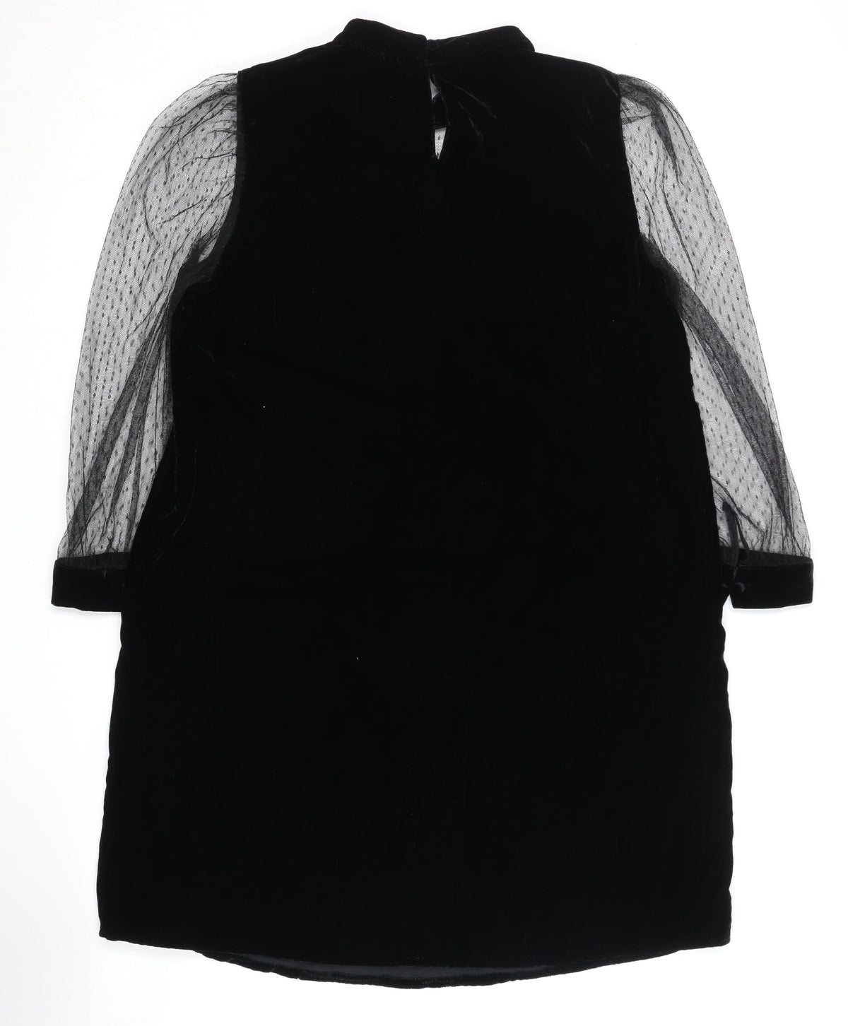 Zara Women's Black Sheath Dress, Size 12, Party Ready