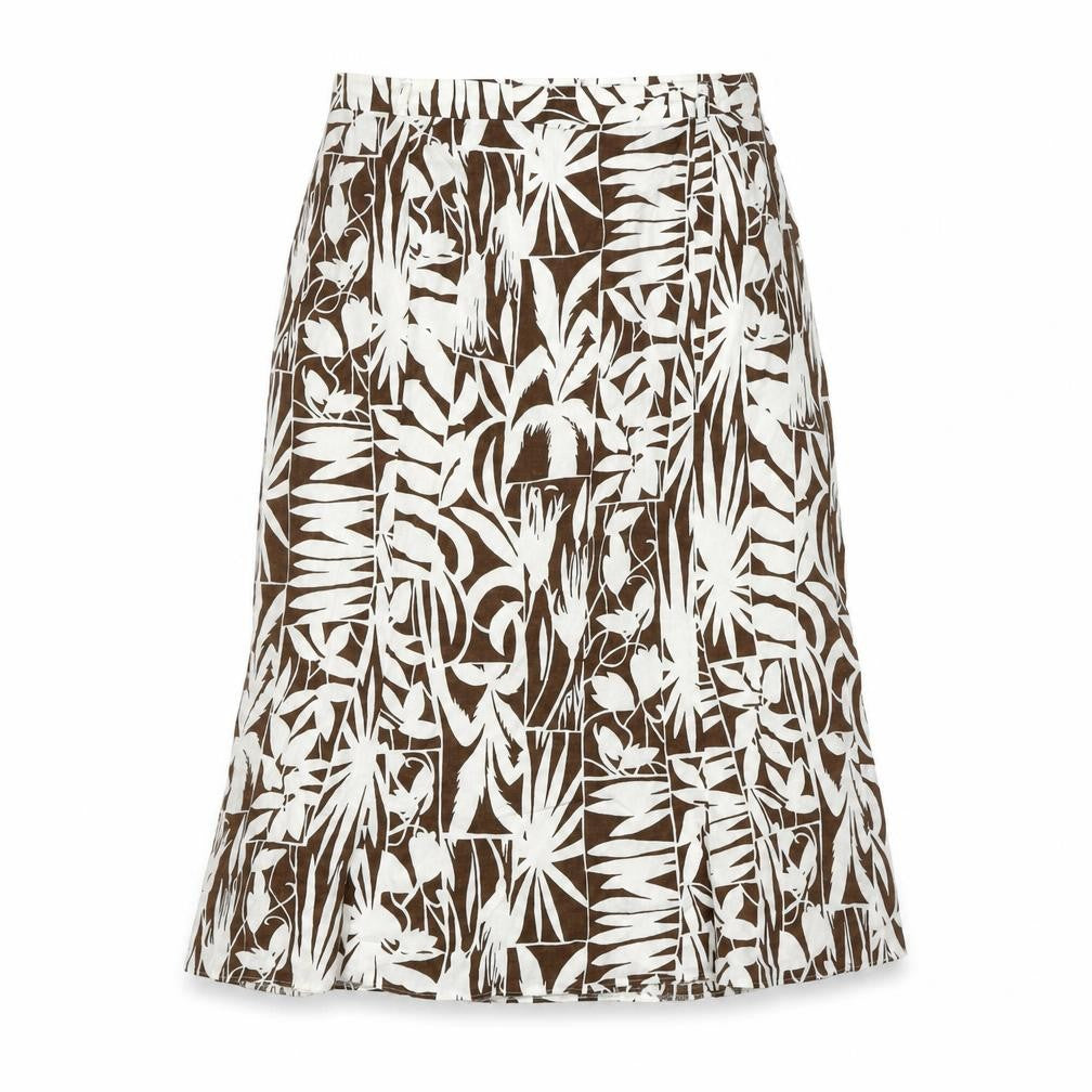 Frankenwälder Collection Women's Brown Geometric Skirt Size 18