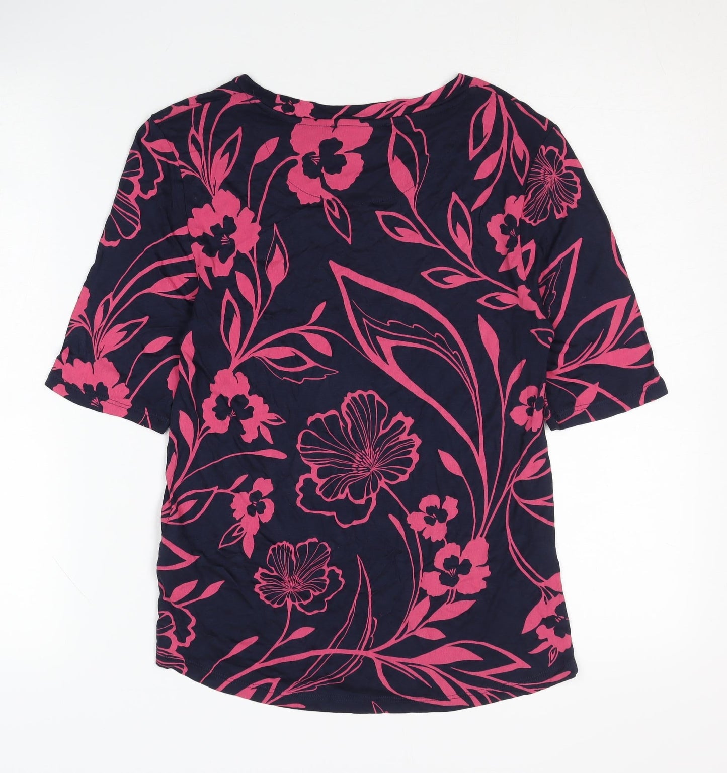Marks and Spencer Women’s Floral T-Shirt, Size 10, Multicoloured