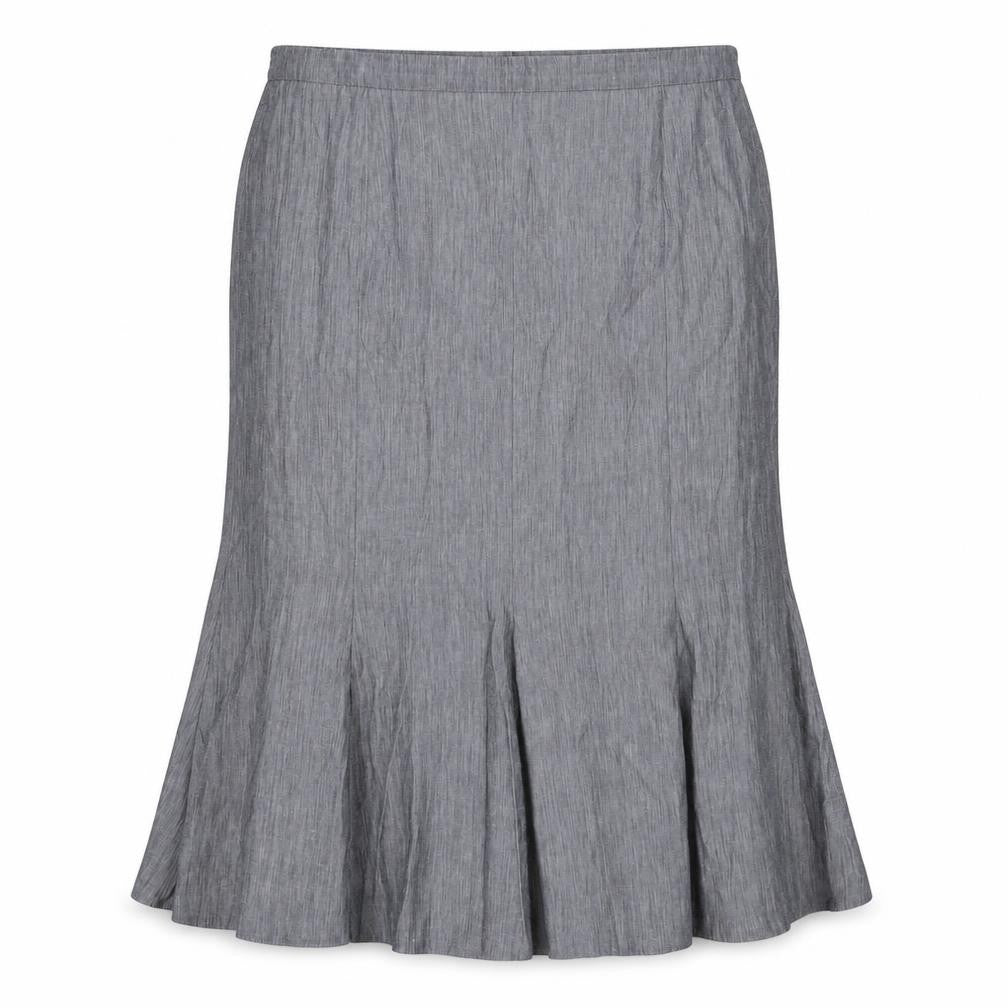 Gray & Osbourn Women's Grey Petite Skirt, Size 20