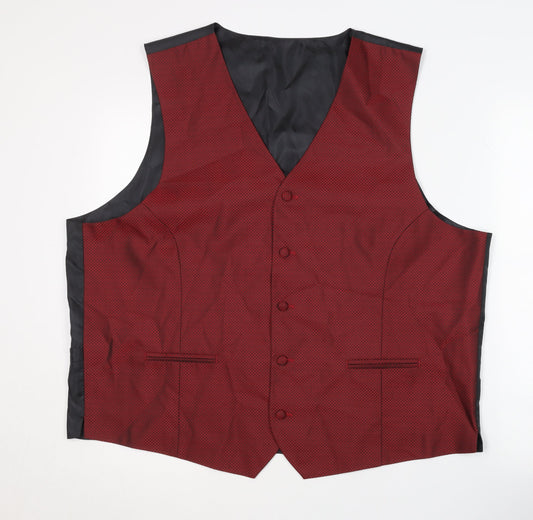 Marks and Spencer Men's Red Waistcoat 2XL 47-49"