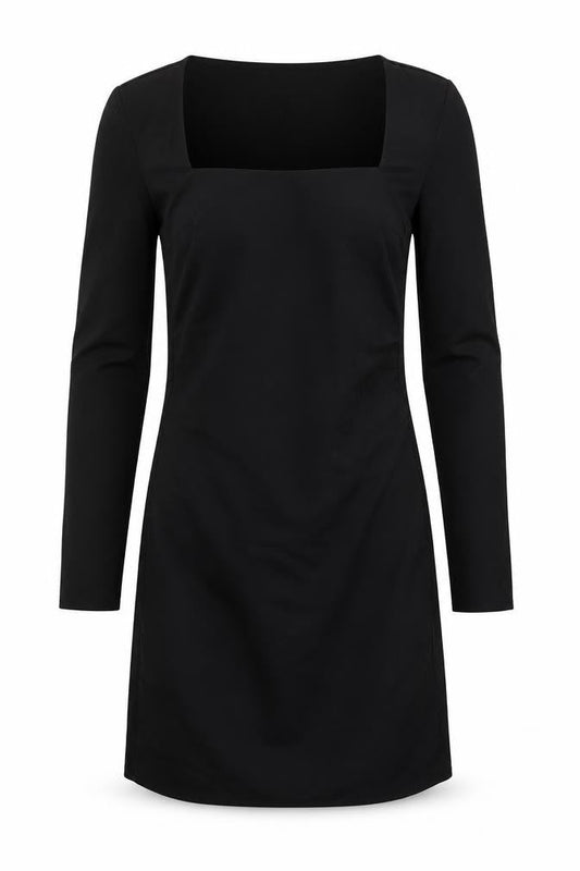 Bershka Women's Black Sheath Mini Dress XS