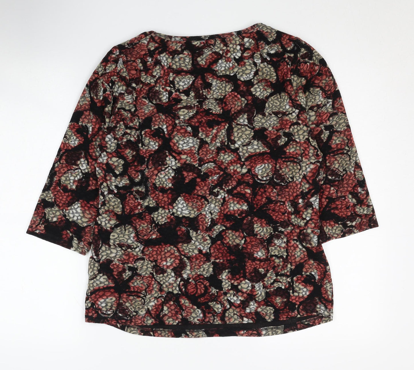 Marks and Spencer Women's Multicoloured 3/4 Sleeve Blouse