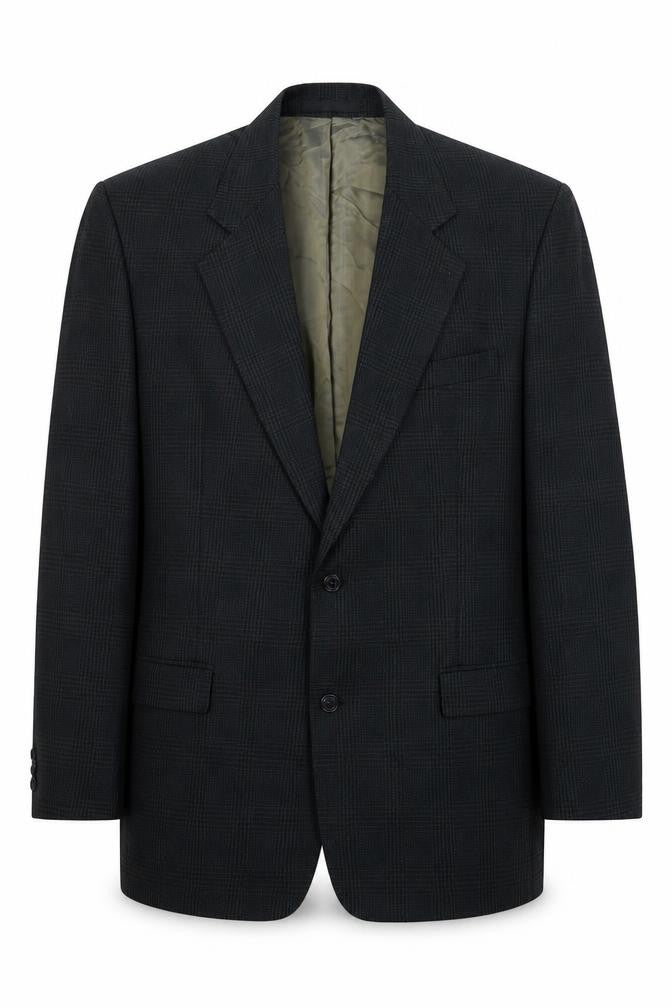 Willson Men's Grey Check Blazer Size 38, Formal Jacket