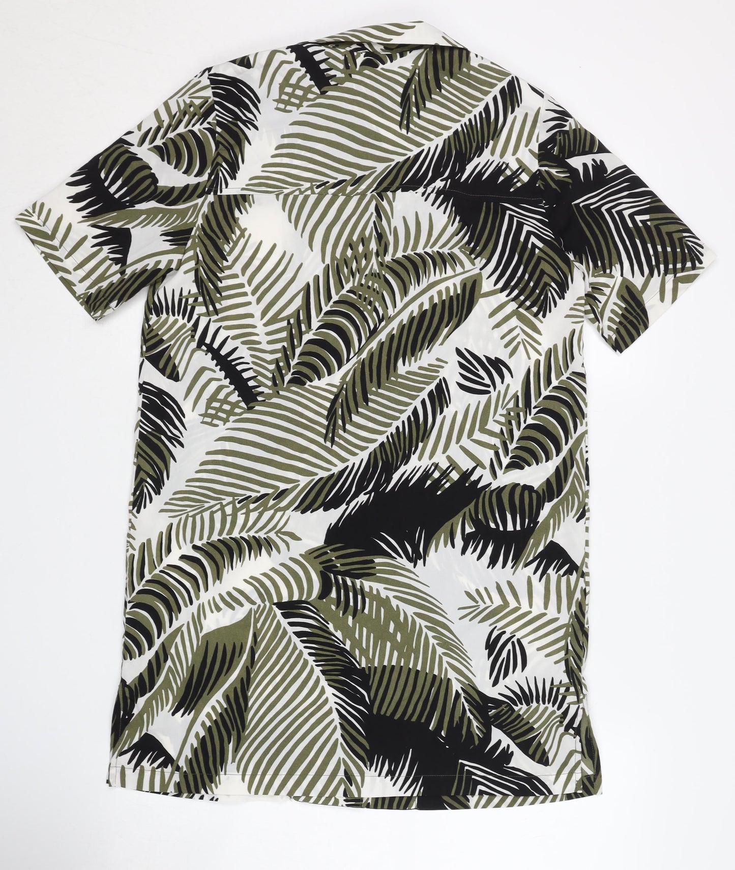 Topshop Women's Size 8 Petite Multicoloured Button-Up