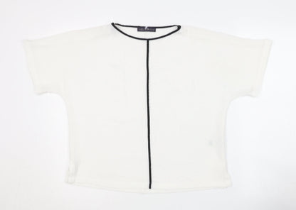 Marks & Spencer Women’s White Basic T-Shirt UK 10