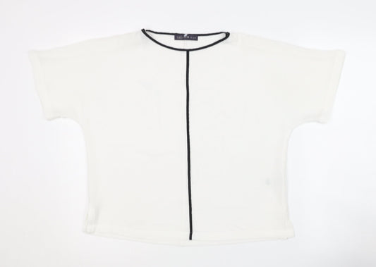 Marks and Spencer Women’s White Basic T-Shirt UK 10