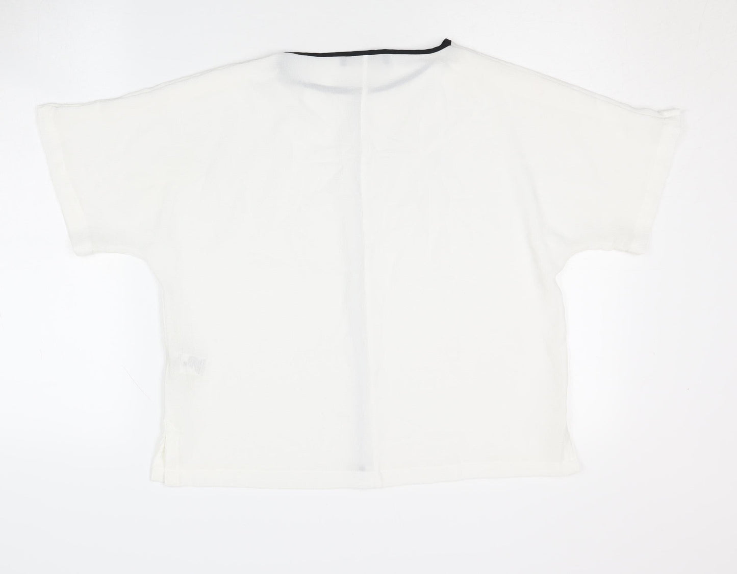 Marks and Spencer Women’s White Basic T-Shirt UK 10