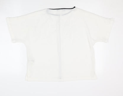 Marks & Spencer Women’s White Basic T-Shirt UK 10