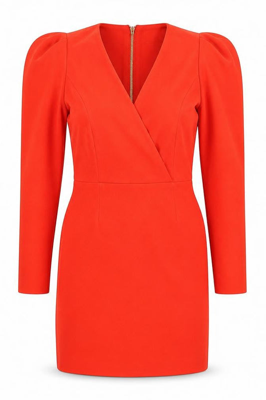 River Island Women’s Orange Bodycon Dress Size 12
