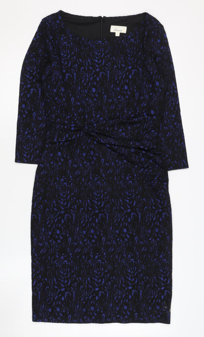 Additional front view of Linea Women's Black, size 8, Sheath Dress