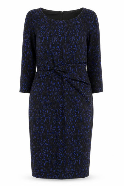 Front view of Linea Women's Black, size 8, Sheath Dress