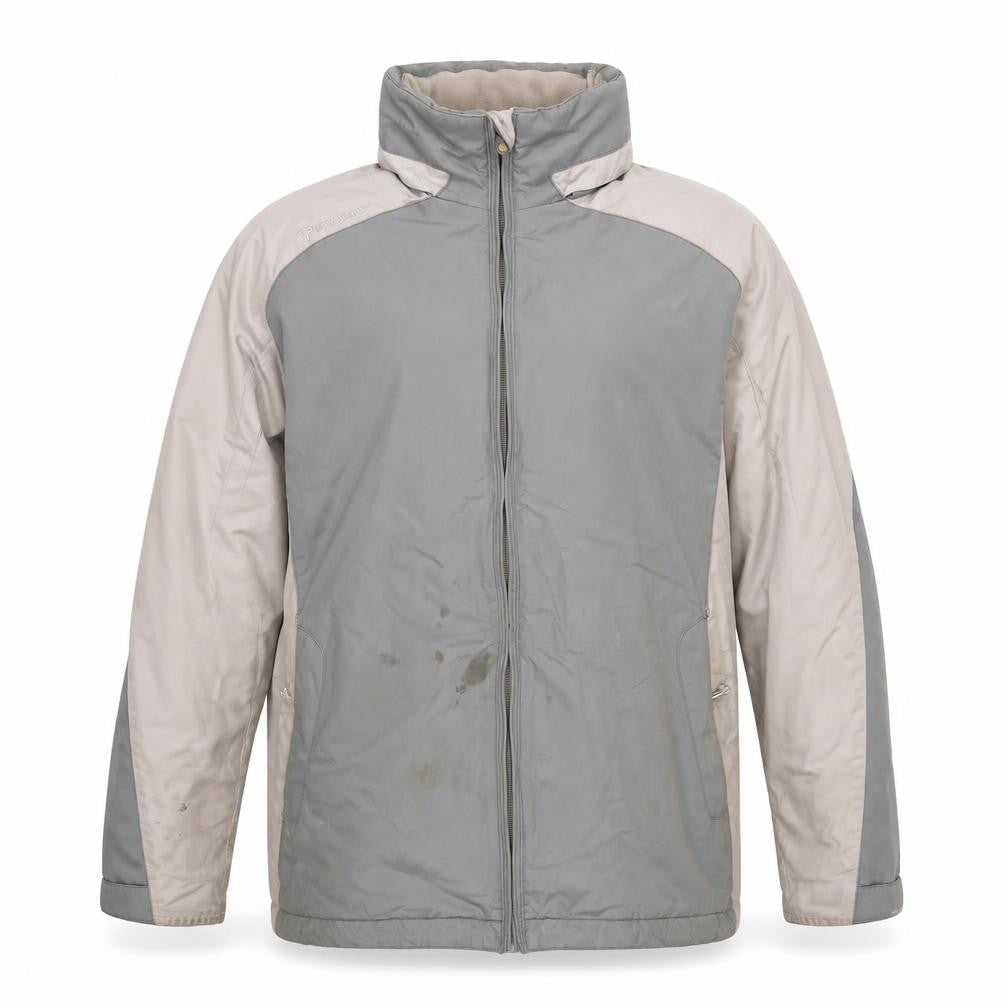 Decathlon Men's Grey Windbreaker Jacket Size 46