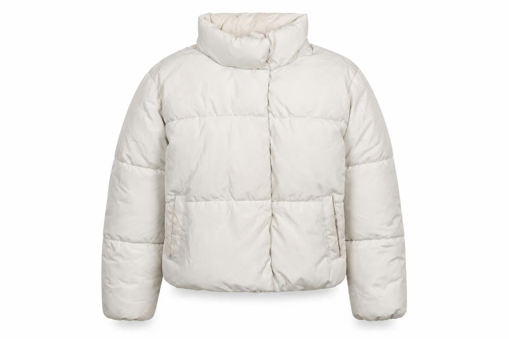 Old Navy Women's White S Puffer Jacket Winter