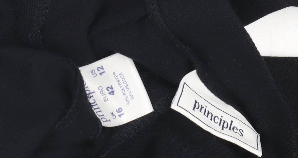 Principles Women’s Black Trousers Size 16