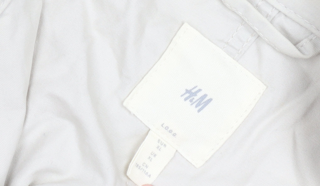 H&M Beige Men’s XL Casual Jacket, Button Style
