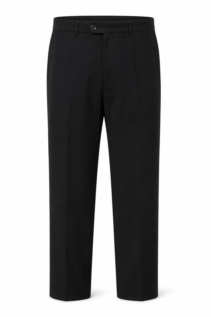 Butler & Webb Men's Black Straight Trousers, Size 32